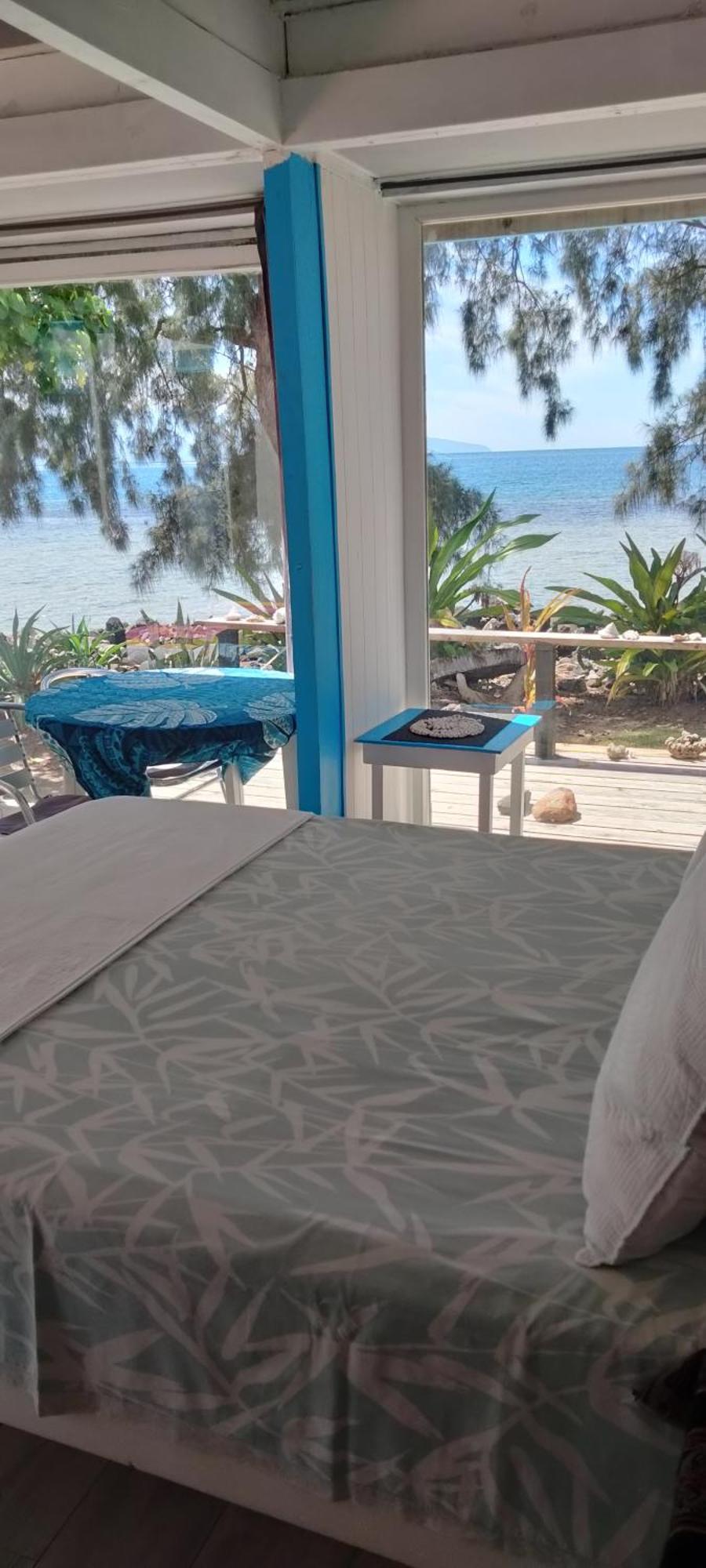 Bungalow Vue Lagon 180 Degre, La Maison Bleue Муреа Экстерьер фото