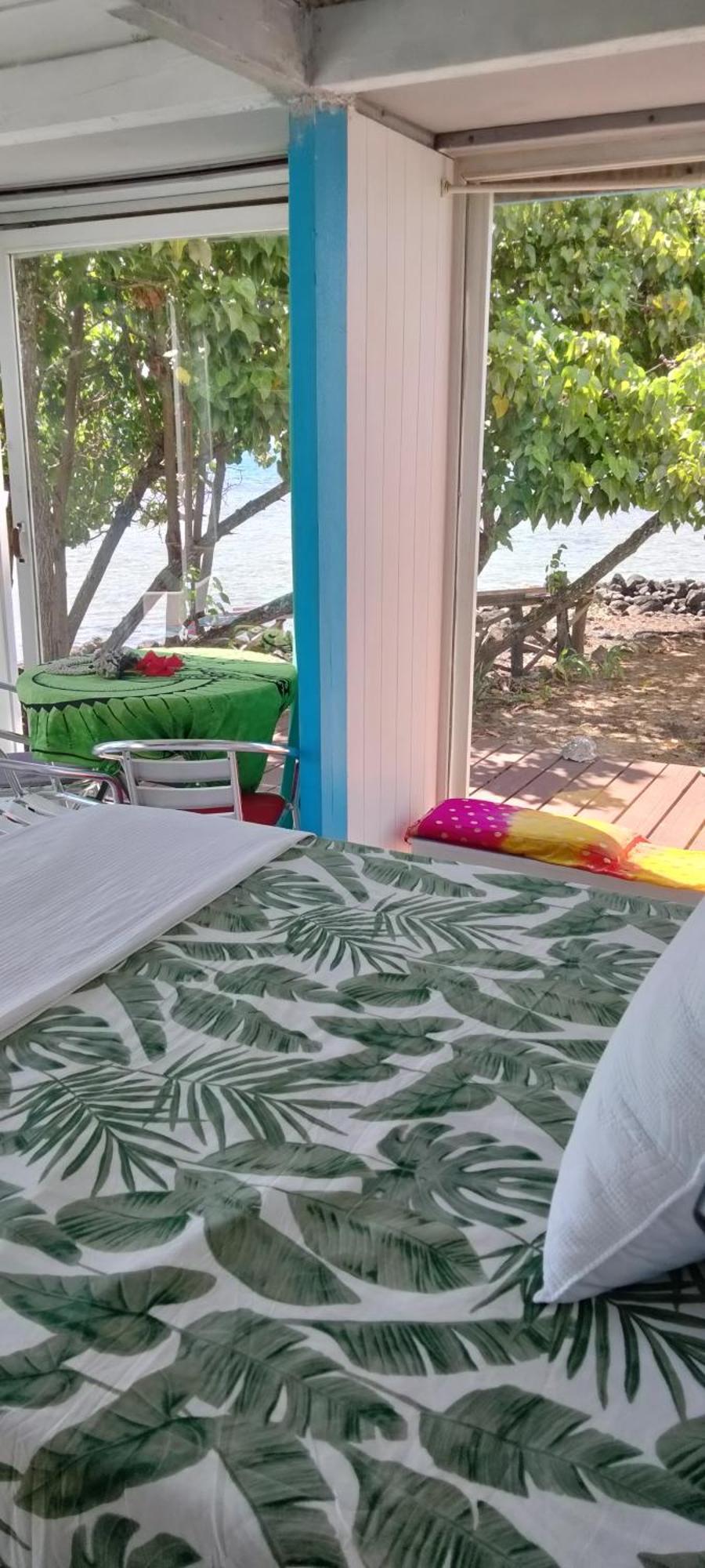 Bungalow Vue Lagon 180 Degre, La Maison Bleue Муреа Экстерьер фото