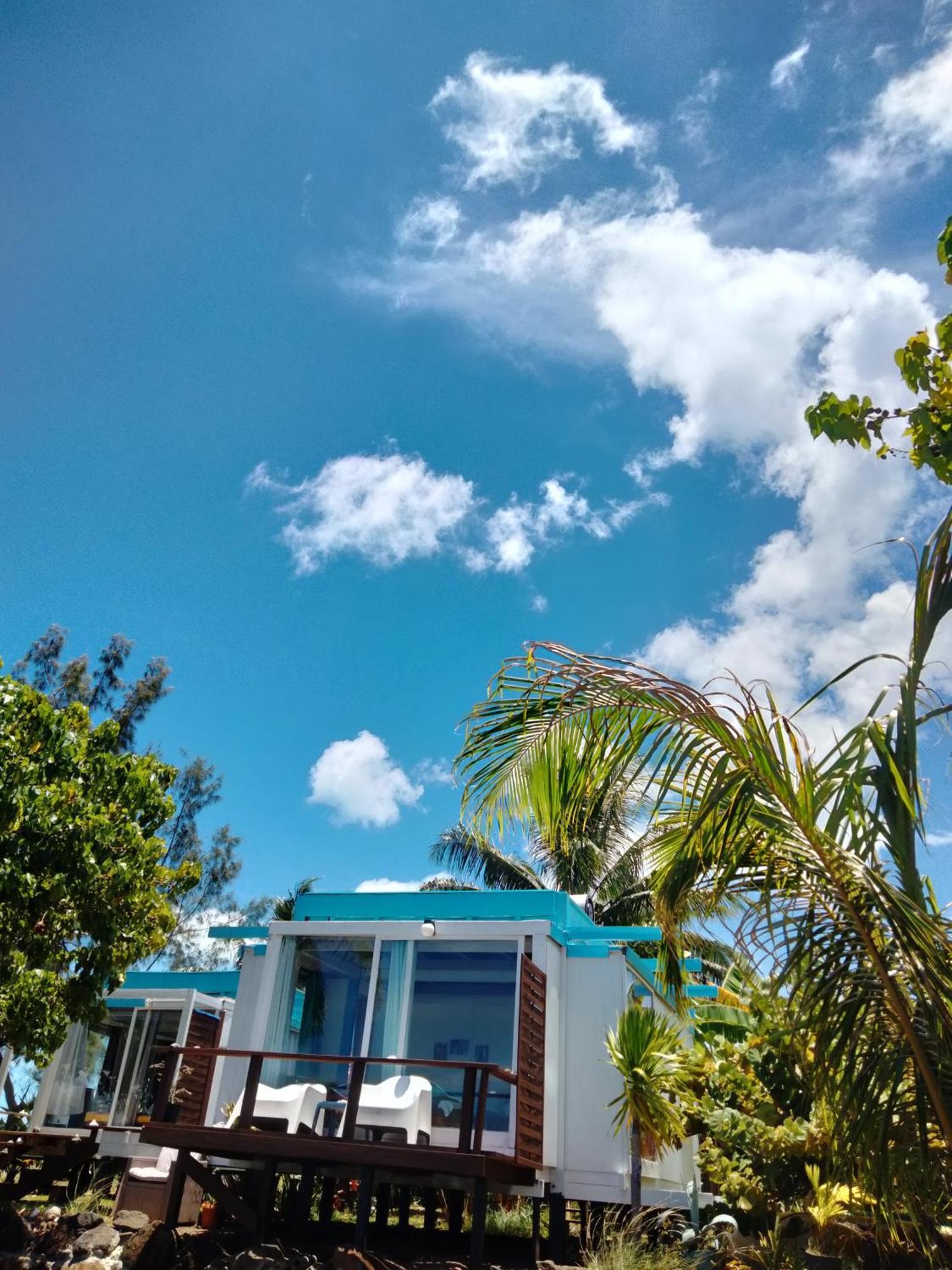 Bungalow Vue Lagon 180 Degre, La Maison Bleue Муреа Экстерьер фото